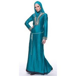 Jeweled kaftans add just the right amount of glitz of glamour while still being modest.